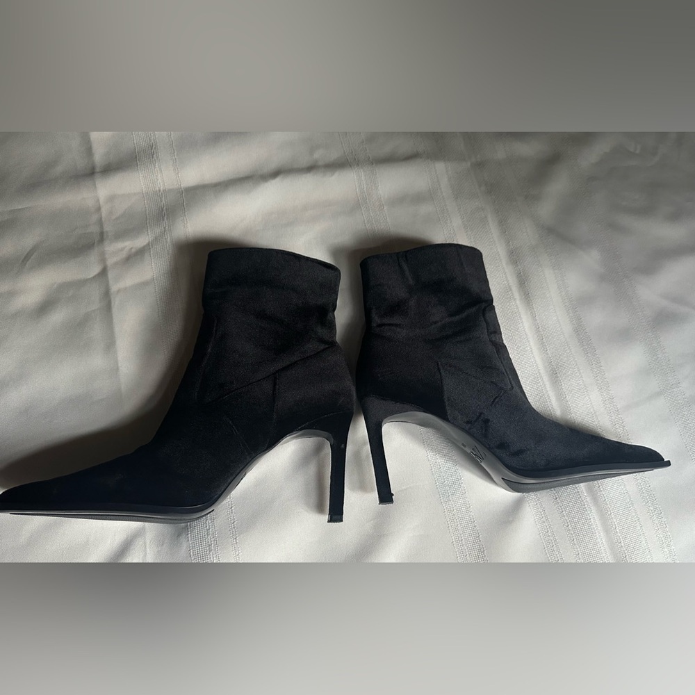 Zara Black Ankle Boots - Picture 12 of 14